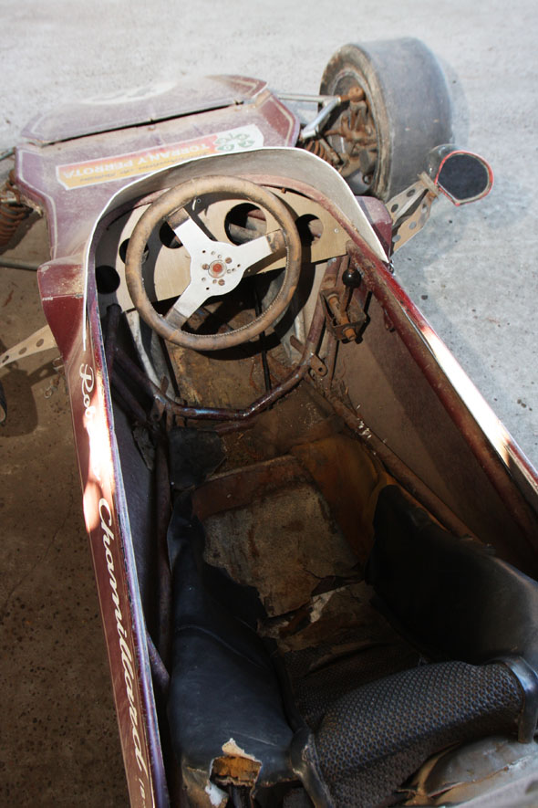 Monoposto Chamillard cockpit