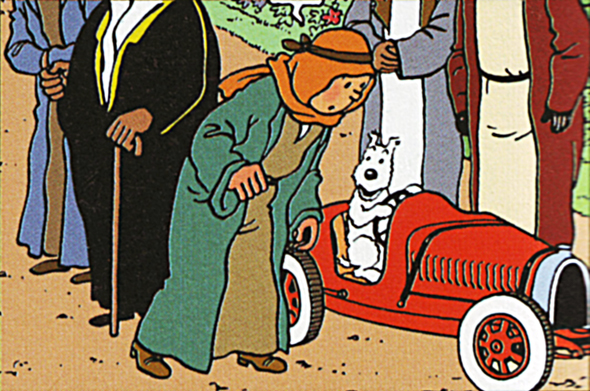 Tintin + Bugatti Baby