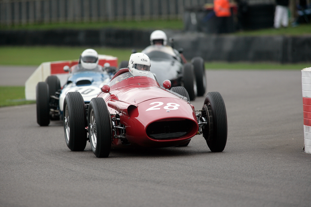 Maserati 250F in action at Goodwood Revival