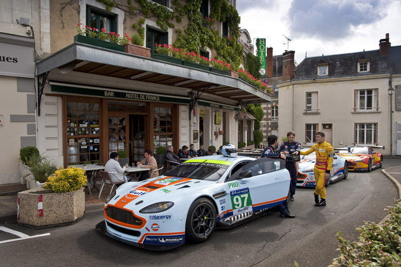 The Aston Martin Racing crew attended the event