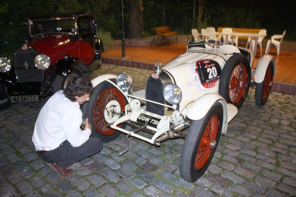 Manuel Speratti con la 35A ex Ford