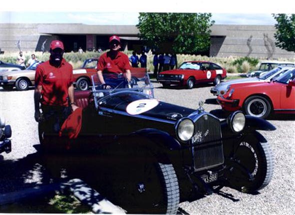 con el 6C 1750 en el Rally de las Bodegas