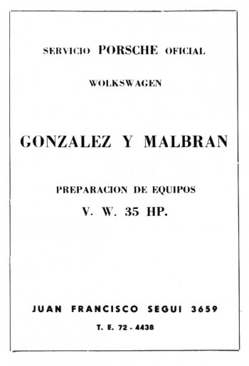 González y Malbrán a tu VW prepararán