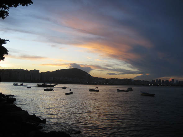 Atardecer en Urca desde un Citroën