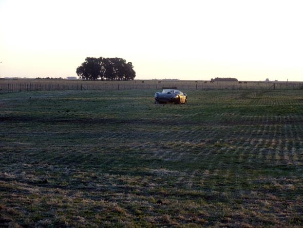 la Bigliani abandonada cual Monumento en el circuito Bigliani